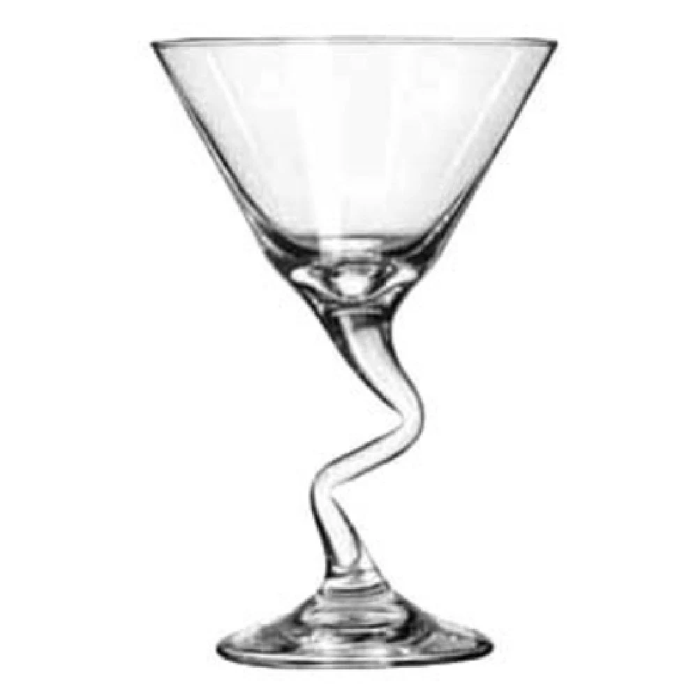 Libbey 37799 9-1/4 Oz Glass Z-Stem Martini with Safedge Rim - 12 Packs