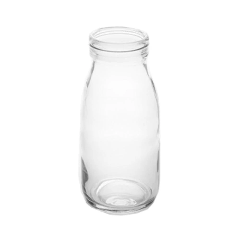 American Metalcraft GMB16 16 Oz Glass Milk Bottle Clear for Beverage Service