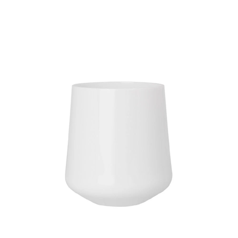 Steelite 7033DR011 12.0 Oz Stemless Wine Glass White Polycarbonate - 2 Dozen Packs