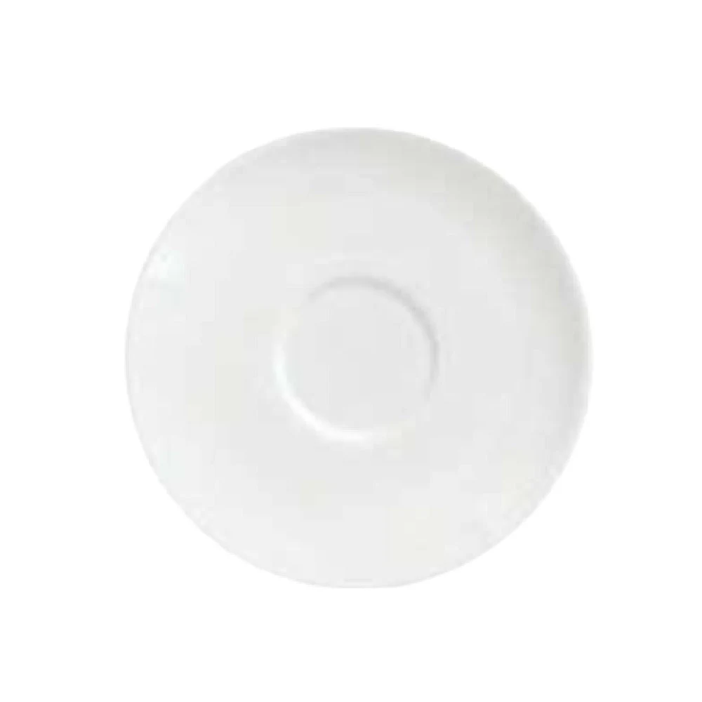 Libbey 911190017 5 Inch Saucer Bone China Fully Vitrified White 36 Packs