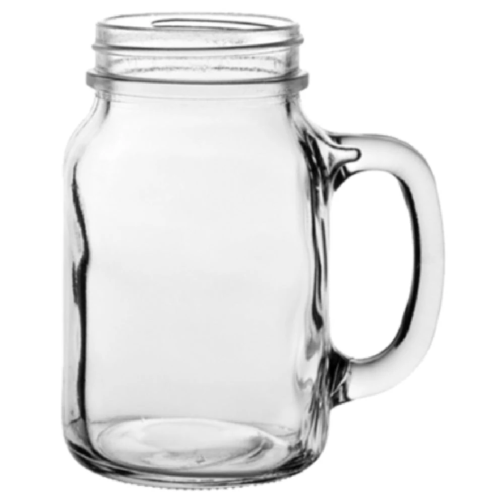 Tableware Solutions USA R90073 22 Oz Glass Jar With Handle 24 Packs