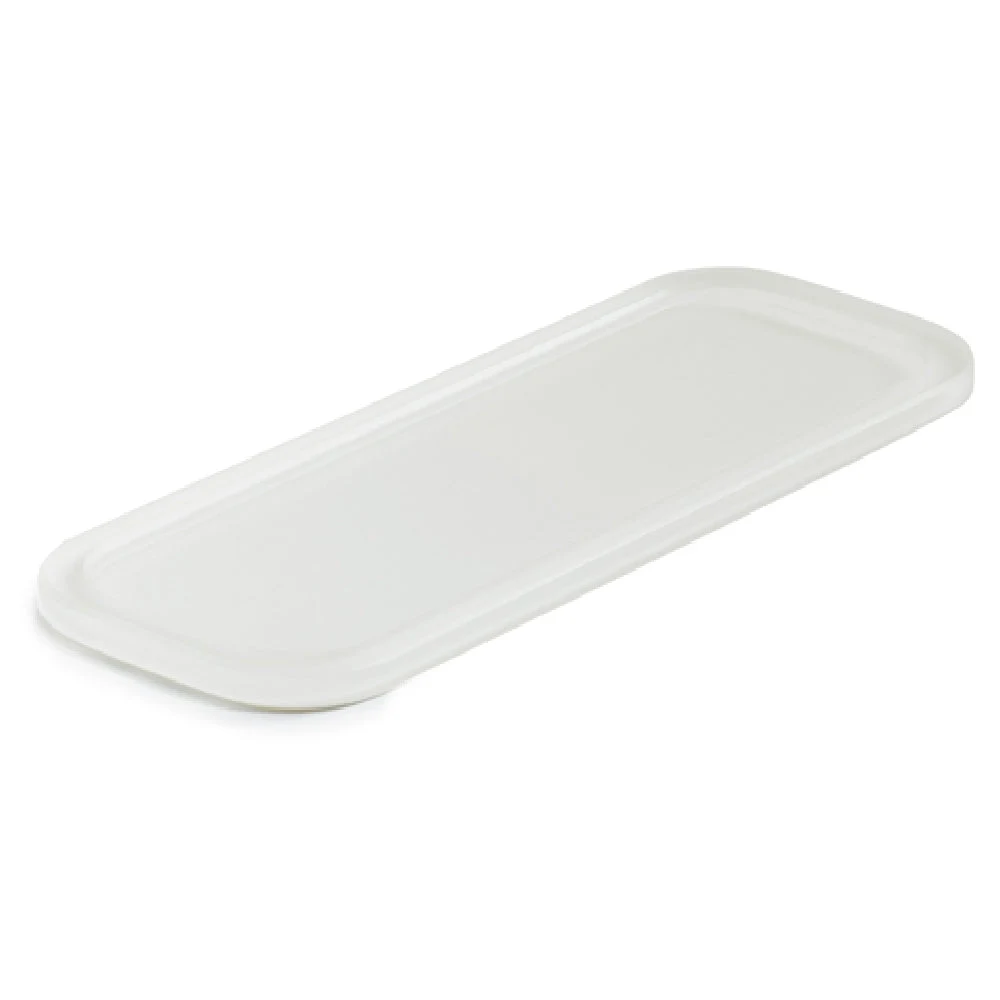 Revol 411253 9-3/4 Inch Tray Spoon Rest Stackable Resin White Made in France