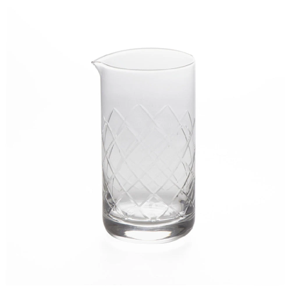 American Metalcraft MGD25 25 Oz. Hand Cut Clear Mixing Glass