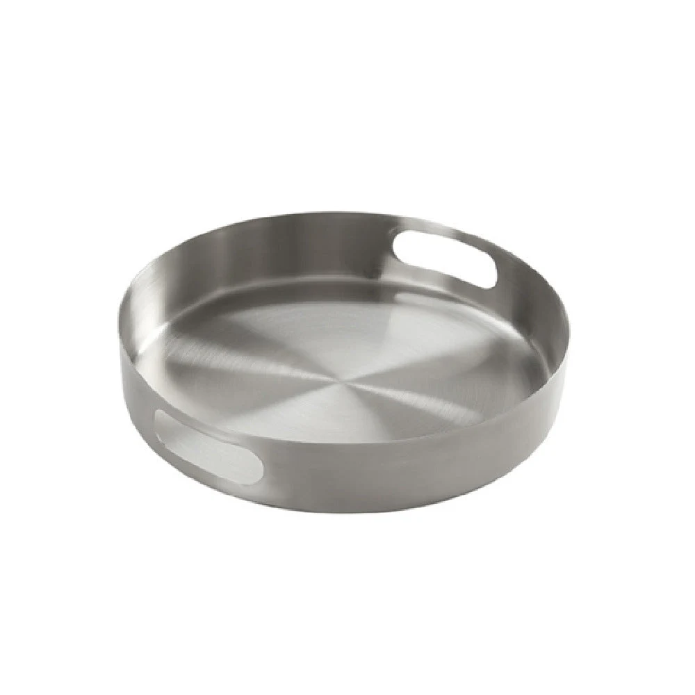 American Metalcraft STS12 12-1/8 Inch Round Serving Tray Stainless Steel