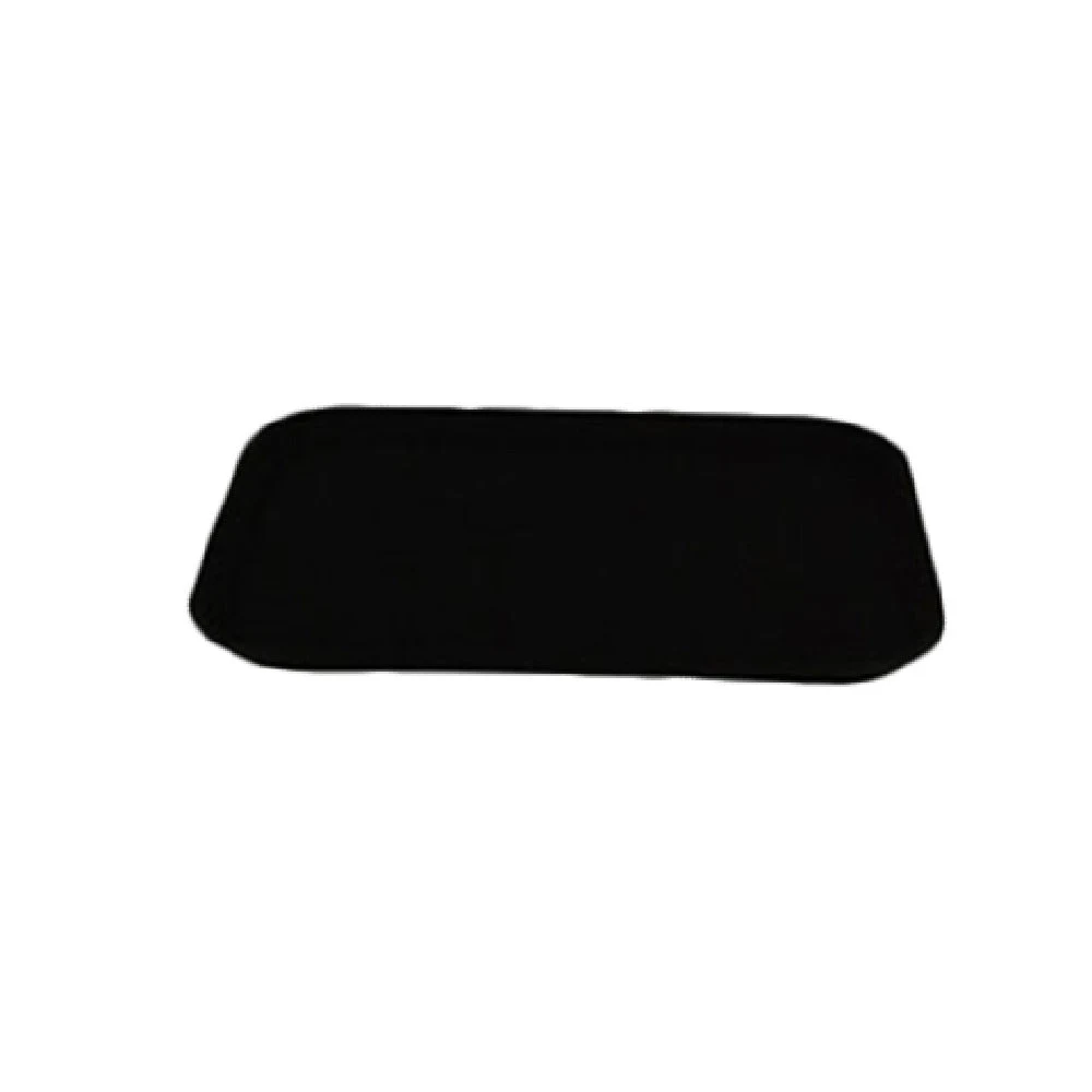 Thunder Group PLST1418BL 14 Inch Slip Resistant Non-Skid Polypropylene Serving Tray Black