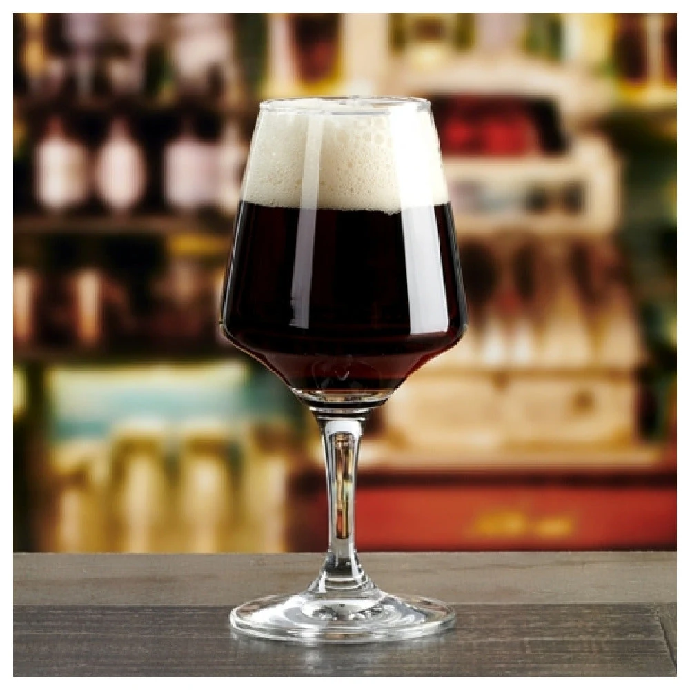 Buccaneer Container Corp 14176-DECO 13 Oz Clear Stemmed Glass for Craft Beer