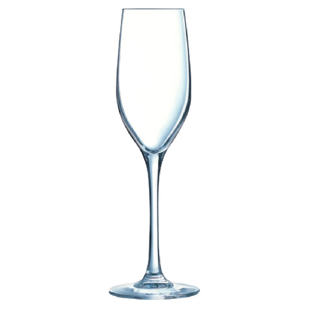 Arc Cardinal L5640 6 Oz Crystalline Flute with Chef and Sommelier Design