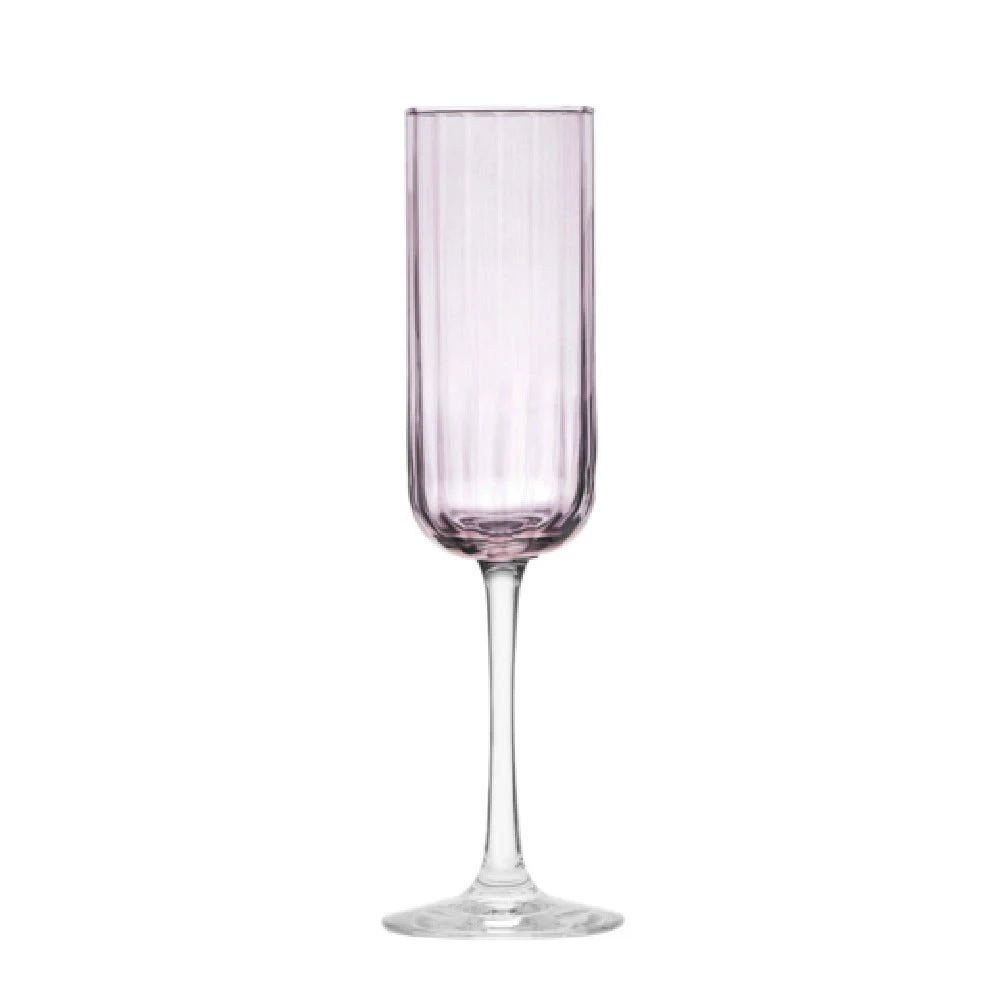 Libbey 7403/AG8N1P 7.5 Oz Flute Glass Blush Commercial Glass 12 Packs