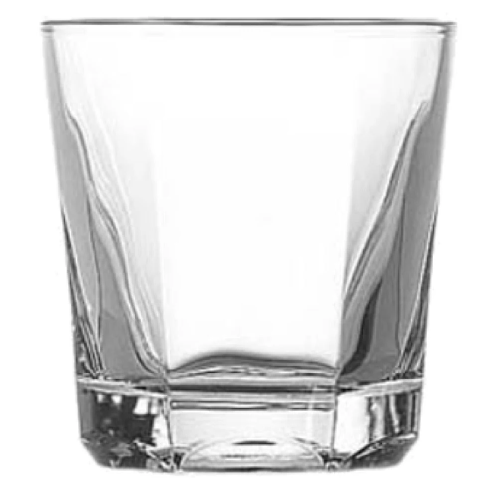 Anchor Hocking 77787 7 Oz Rocks Glass Rim Tempered Clear Glass 3-1/4 Inch Diameter