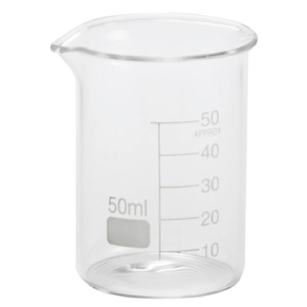 American Metalcraft GBE2 1-3/4 Oz. Beaker Glass with Printed Capacities
