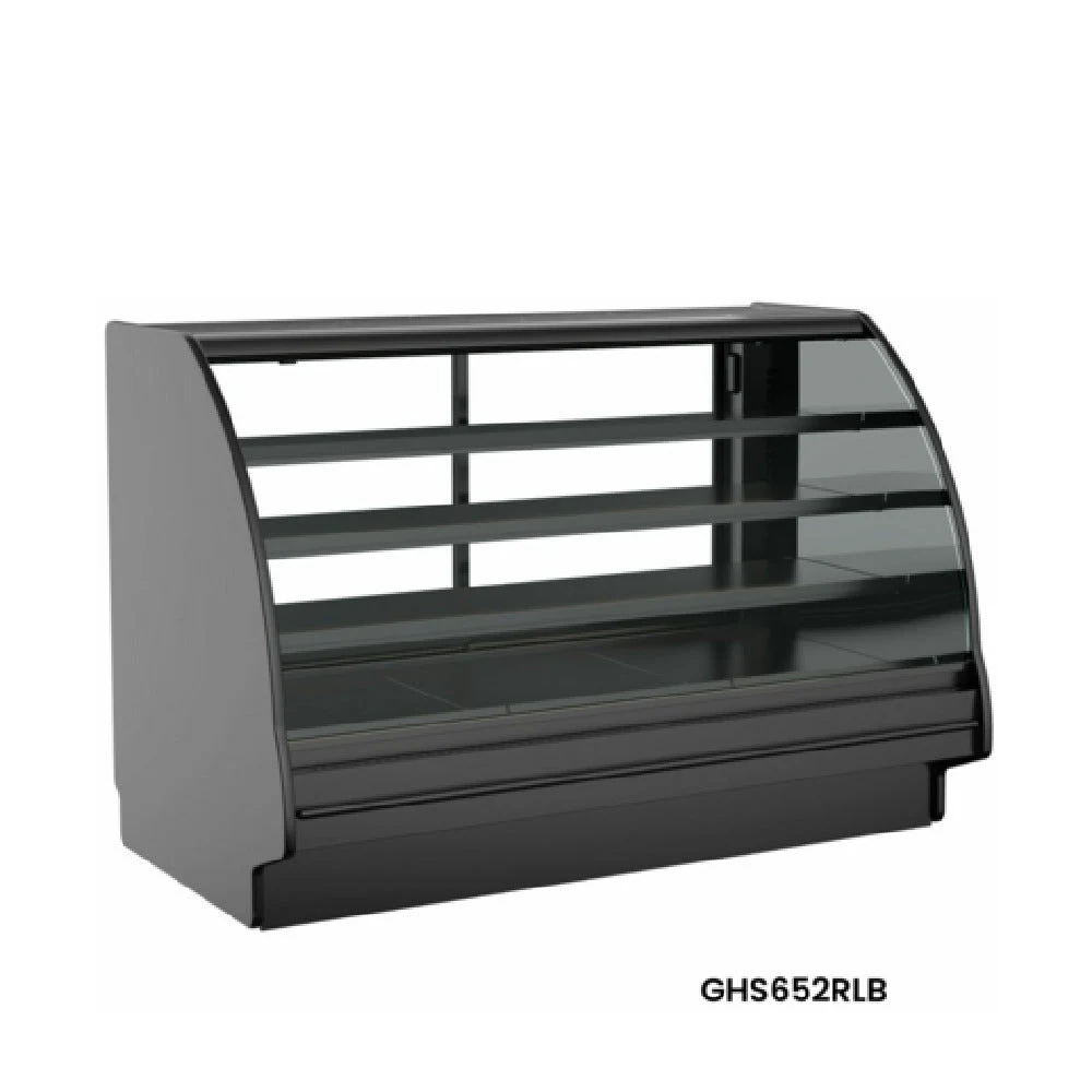 Structural Concepts GHS452RLB (CURVED) 51 Inch Refrigerated Display Case with LED Lights