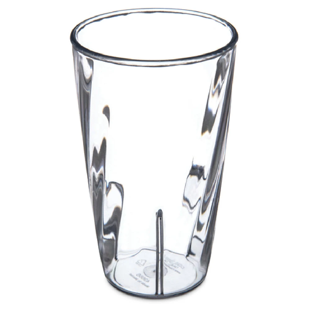 Carlisle 4366307 8 Oz Swirl Tumbler Clear Polycarbonate Dishwasher Safe
