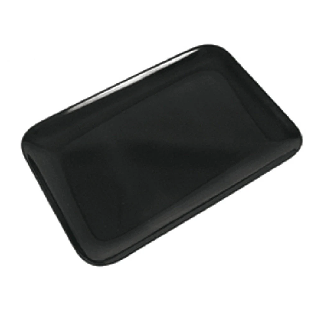 BauscherHepp TB123 7-7/8 Inch Tray Dishwasher Safe Melamine Rectangular Black