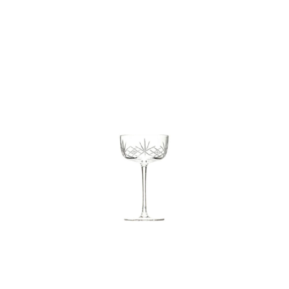 Hospitality Brands HG25830-012 8 Oz Lead-free Crystal Coupe Glass Handmade