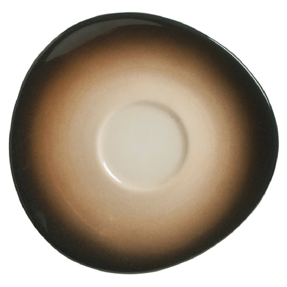 Libbey PEB-17-T Saucer 6-1/4 Inch Organic Shape Porcelain - 12 Packs