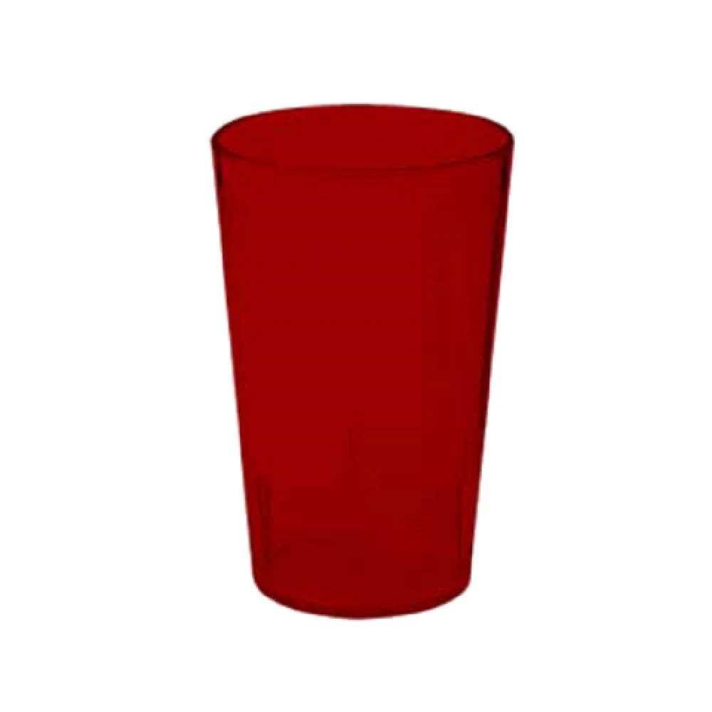 GET Enterprises 6605-1-R 5 Oz Tumbler Stackable Textured Red SAN Plastic