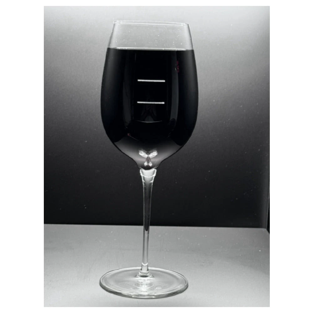 Buccaneer Container Corp 6Y9PL9125 26 Oz Glass Wine with Laser Etched Pour Lines