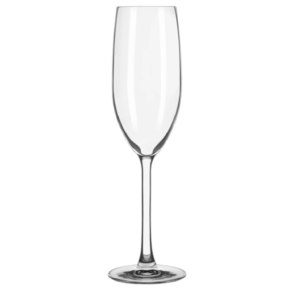 Libbey 9236 Flute Glass 8 Oz Dishwasher Safe ClearFire and HD2 Rim