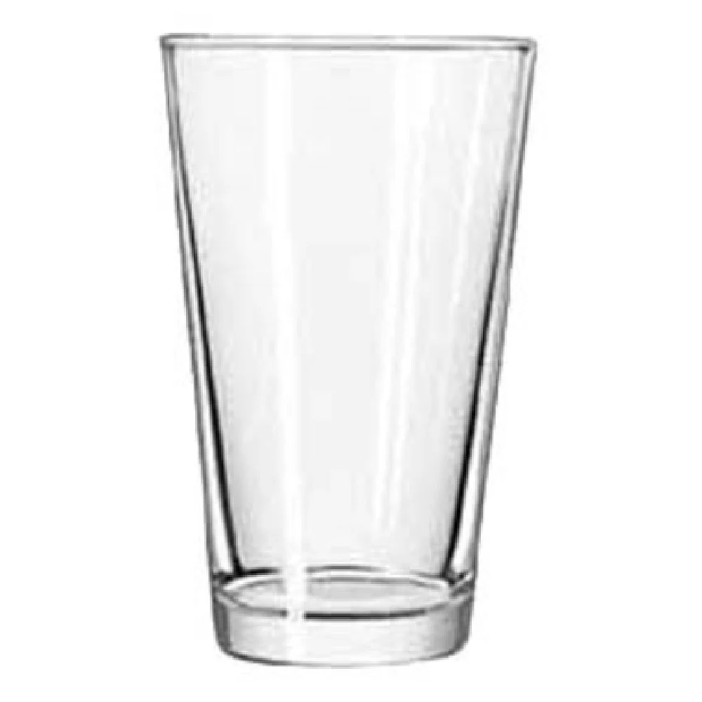 Libbey 5139 16 Oz Mixing Glass DuraTuff Glass Clear Case of 24