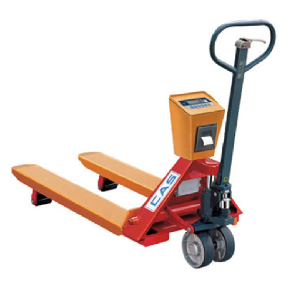 Alfa ACPS-2 27-3/4 Inch 5000 Lbs CAS Pallet Jack Scale with Printer