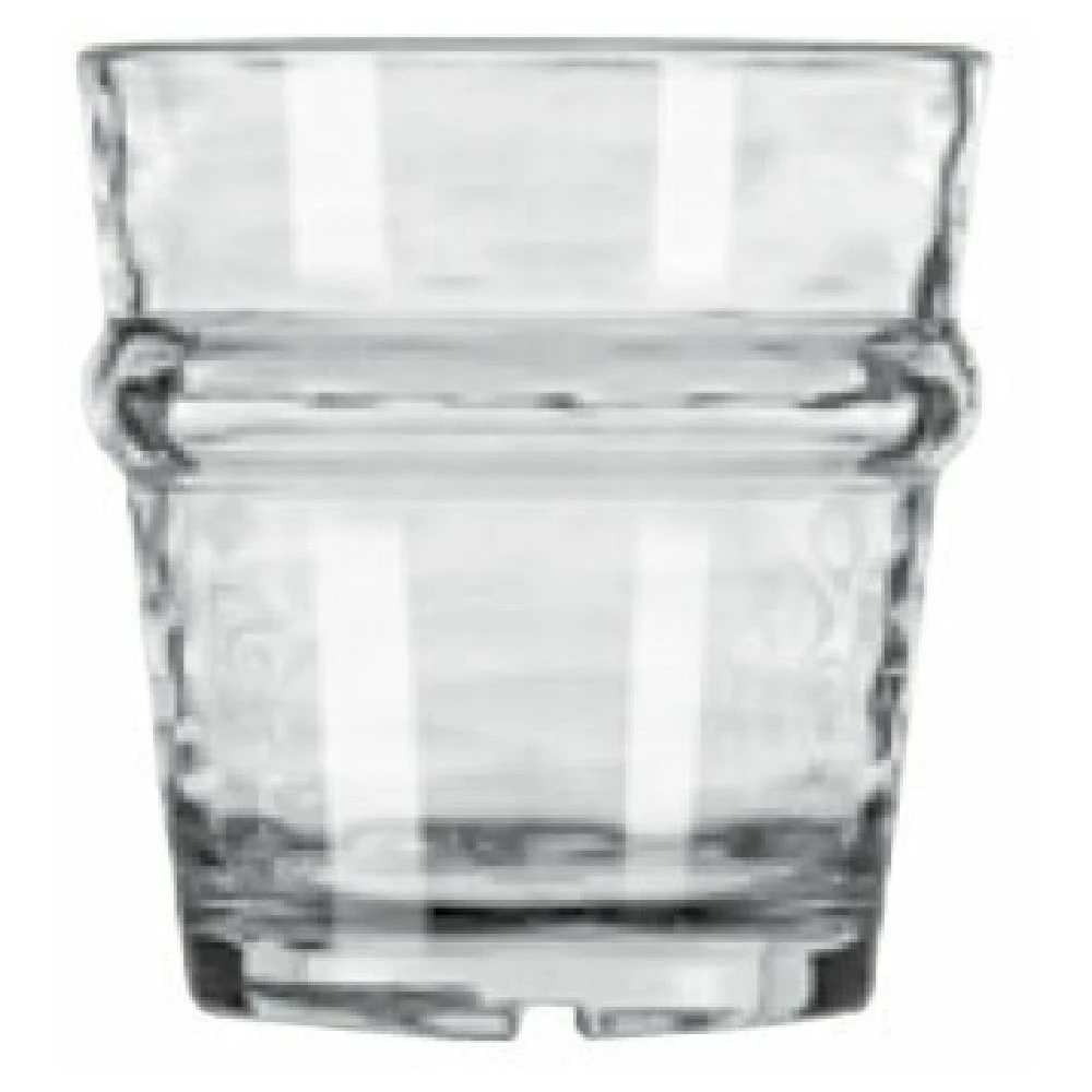 Libbey 92428 7 Oz Rocks Glass Stackable Tritan Impact and Shatter Resistant