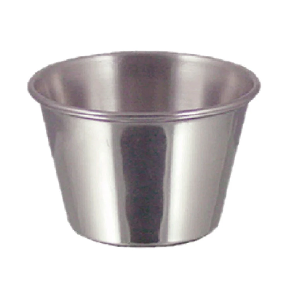 International Tableware ISFS-I-A2 2 Oz Sauce Cup Stainless Steel Round with Smooth Finish