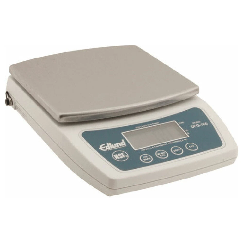 Edlund 50300 Digital Scale Oz Grams Removable Stainless Steel Platform White Plastic