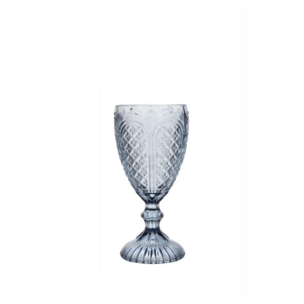 Fortessa RRPG.CARBLU.03 11 Oz Blue Goblet Glassware 24 Pack