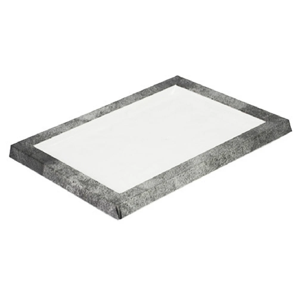 BauscherHepp TCN2321W 11 Inch Melamine White Rectangular Serving Tray