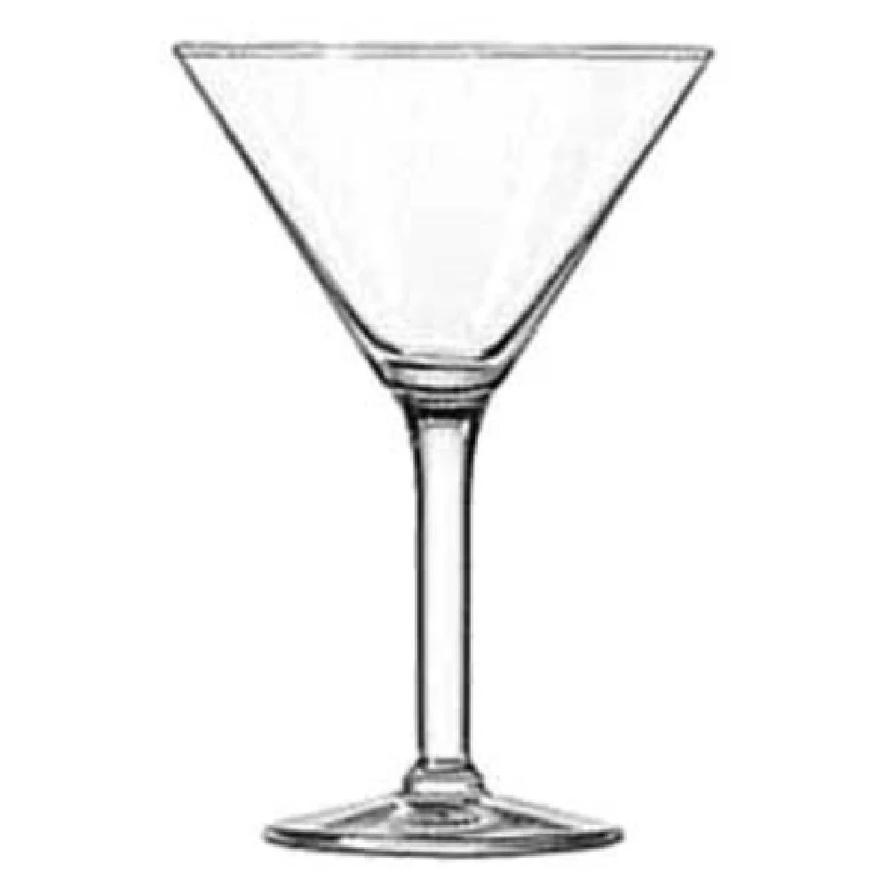 Libbey 8480 10 Oz Safedge Rim Guarantee Glass Cocktail Martini 12 Packs