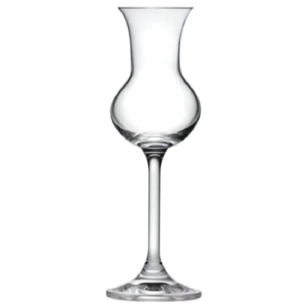 Steelite 668RCR342 2.75 Oz Grappa Glass Crystalline Clear Lead Free Glass
