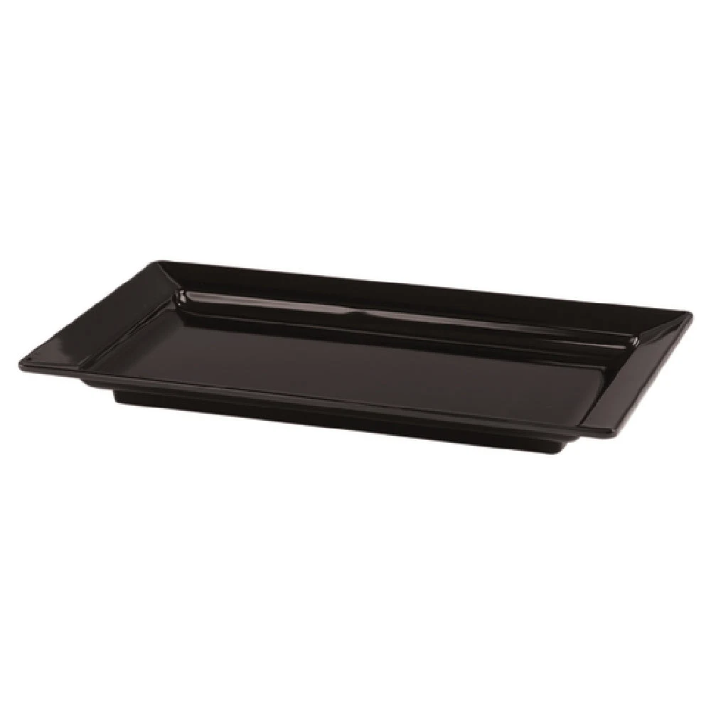 BauscherHepp M-79 22 Inch Rectangular Serving Tray Melamine Black