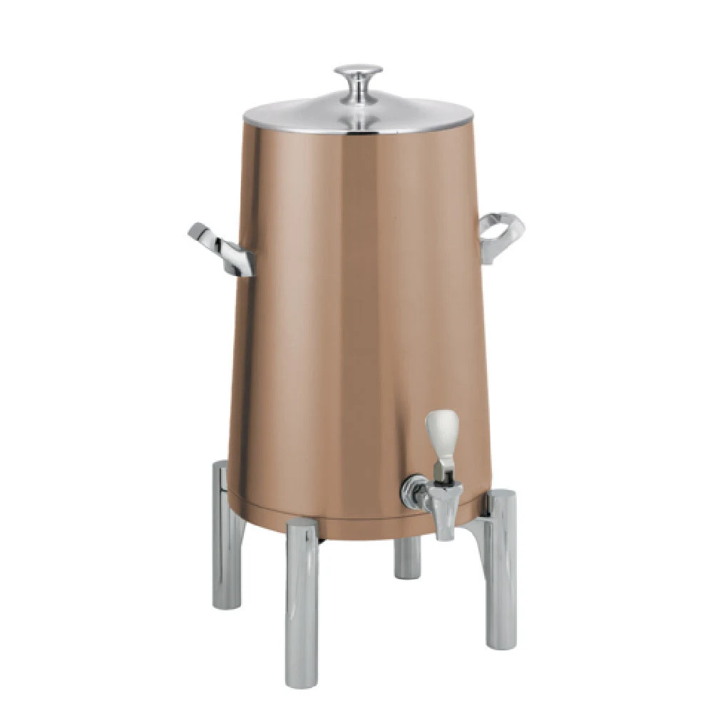 Service Ideas URN50VRGRNCL 15 Inch Rose Gold Vacuum Insulated Urn with FlameFree Thermal Elements