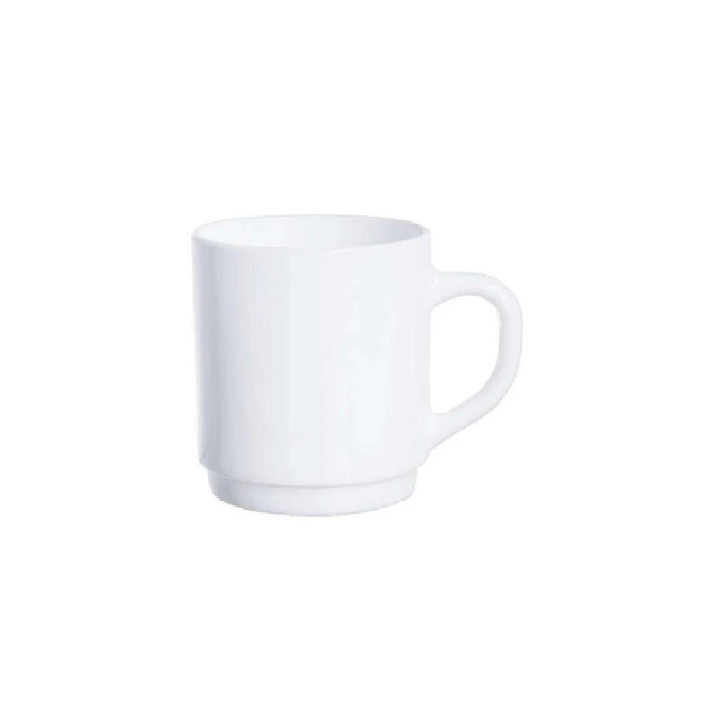 Arc Cardinal X0601 Arcoroc Restaurant White Mug 10.0 Oz (L:4.38'' X W:3.0'') ['Opal']