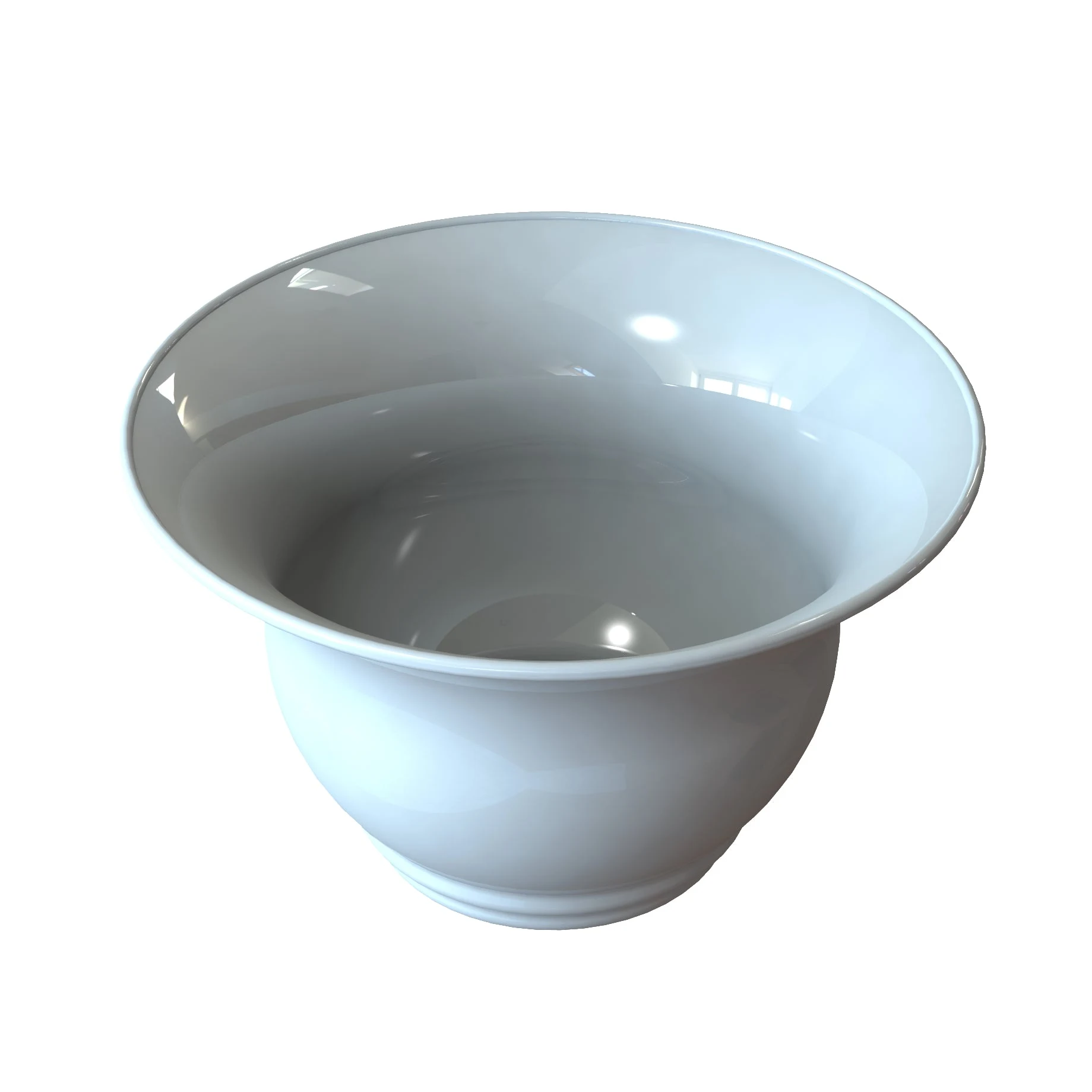Tablecraft CW3130GY 3-1/4 Quart Tulip Salad Bowl Round Cold Holding Aluminum Grey Finish