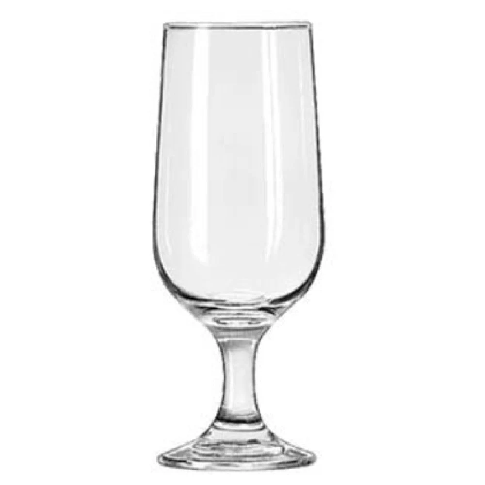 Libbey 3727 10 Oz Beer Glass Clear Partially Tempered with Safedge Rim and Foot Guarantee