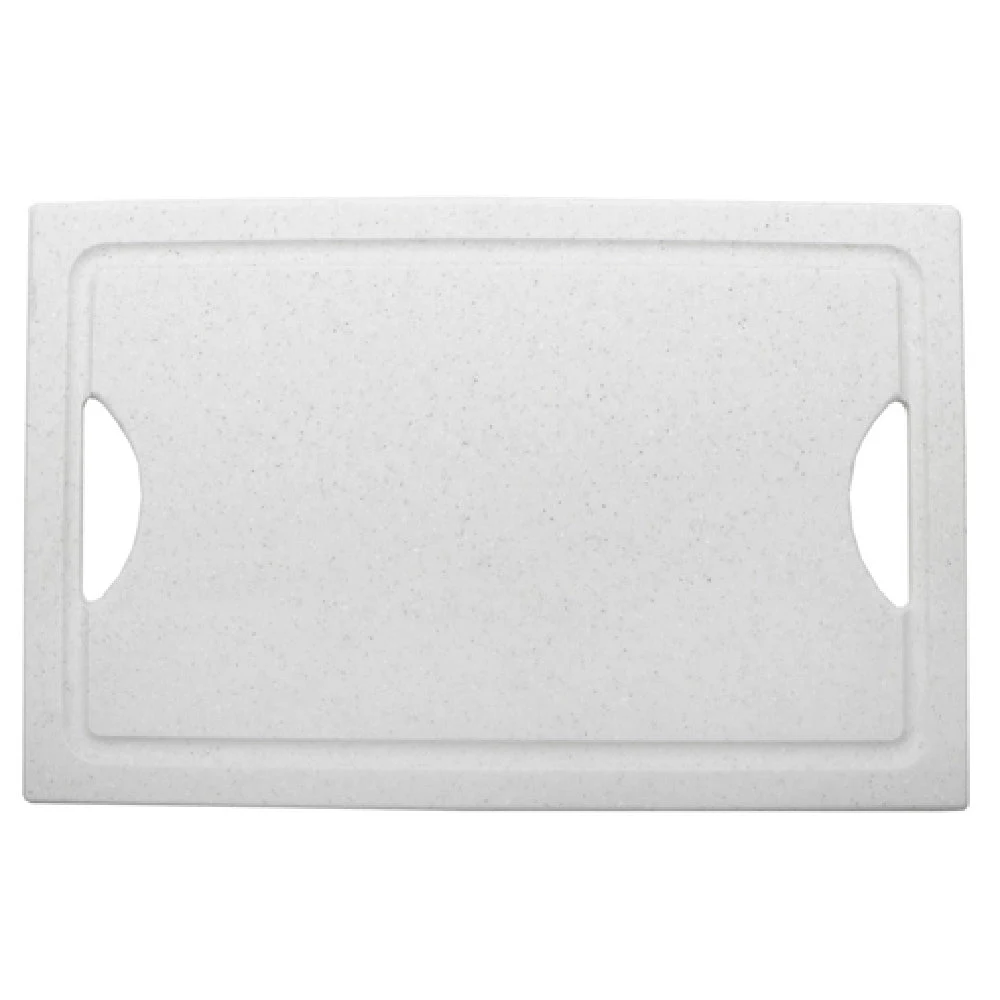 GET Enterprises ST11209111EV 22-1/2 Inch Corian Buffet Carving Tray Gray