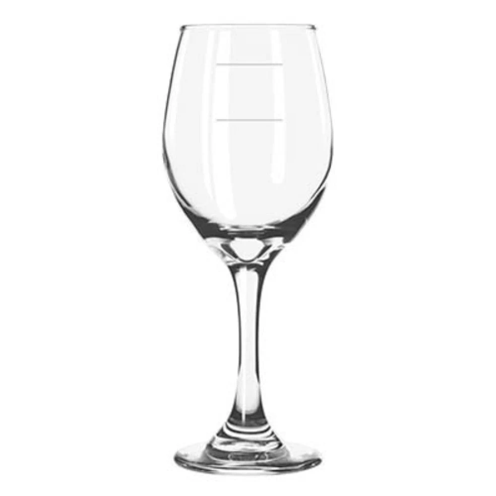 Libbey 3057/1178N 11 Oz Wine Glass Stem with pour lines Clear Glass 24 Packs