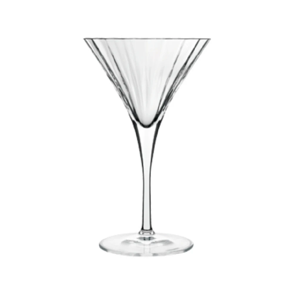BauscherHepp 10951/01 8.75 Oz Lead Free Crystal Martini Glass Faceted Design