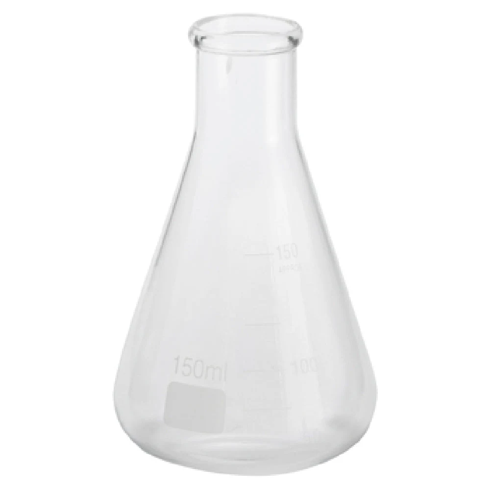 American Metalcraft GF3 5 Oz Chemistry Flask with Printed Capacities Glass