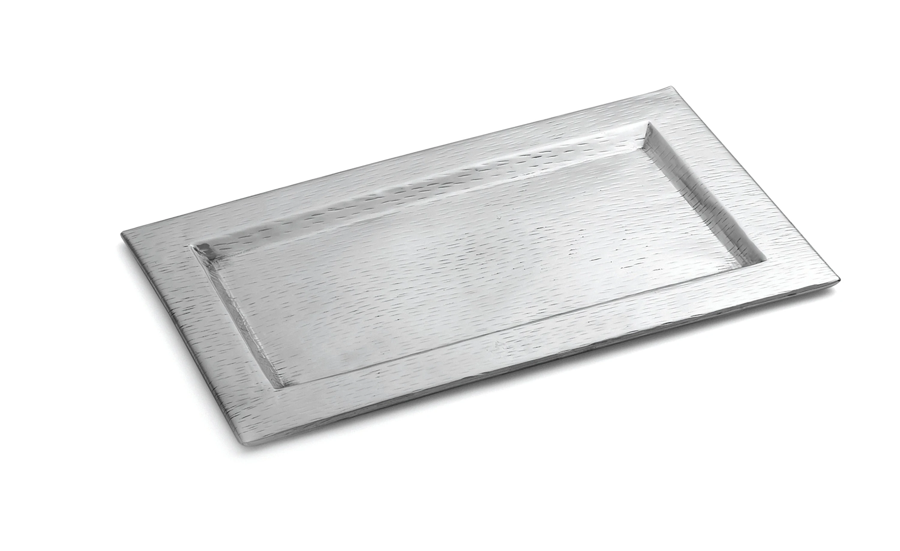 Tablecraft R169 15-1/2 Inch Rectangular Stainless Steel Tray Dishwasher Safe