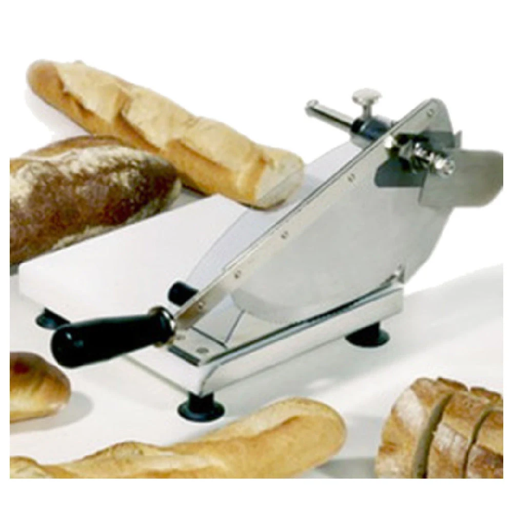Louis Tellier 703SF1P 16 Inch Bread Slicer Durable Steel with Adjustable Stop