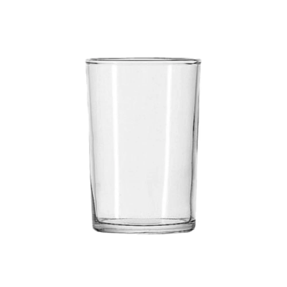 Anchor Hocking 7511U 6 Oz Seltzer Glass Rim Tempered Straight Sided Glass