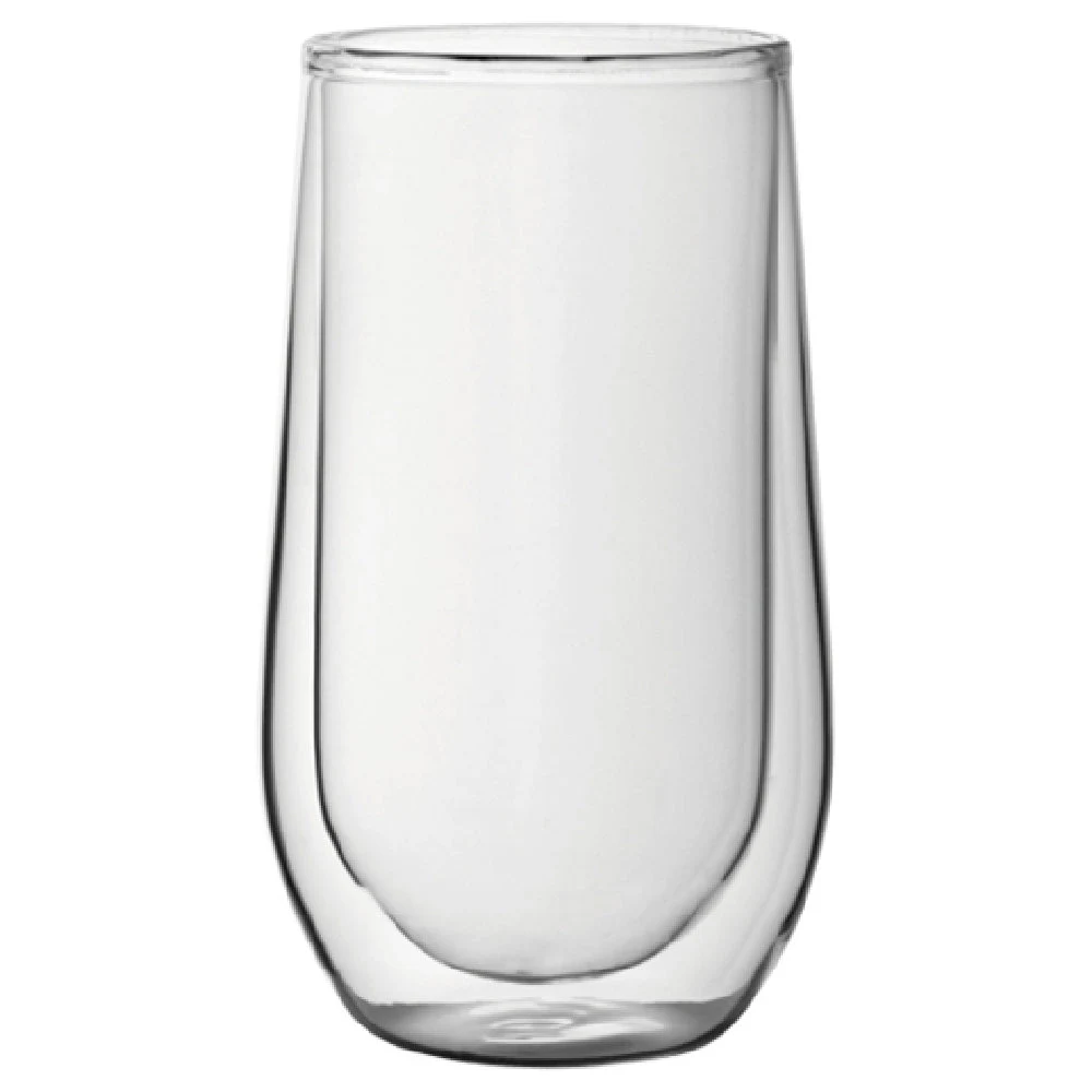 Hospitality Brands HG90019-006 15.25 Oz Double-Walled Hi-Ball Glass Clear