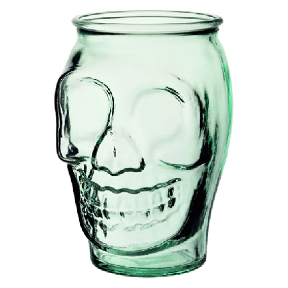 Hospitality Brands HG20124-006 18 Oz Skull Glass Clear 100% Recycled