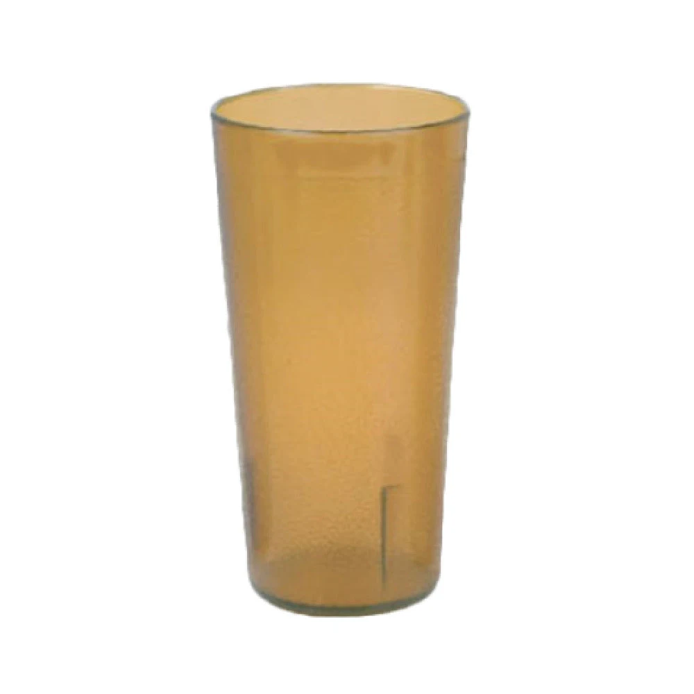 Thunder Group PLTHTB032A 32 Oz Textured Exterior Tumbler Plastic Amber