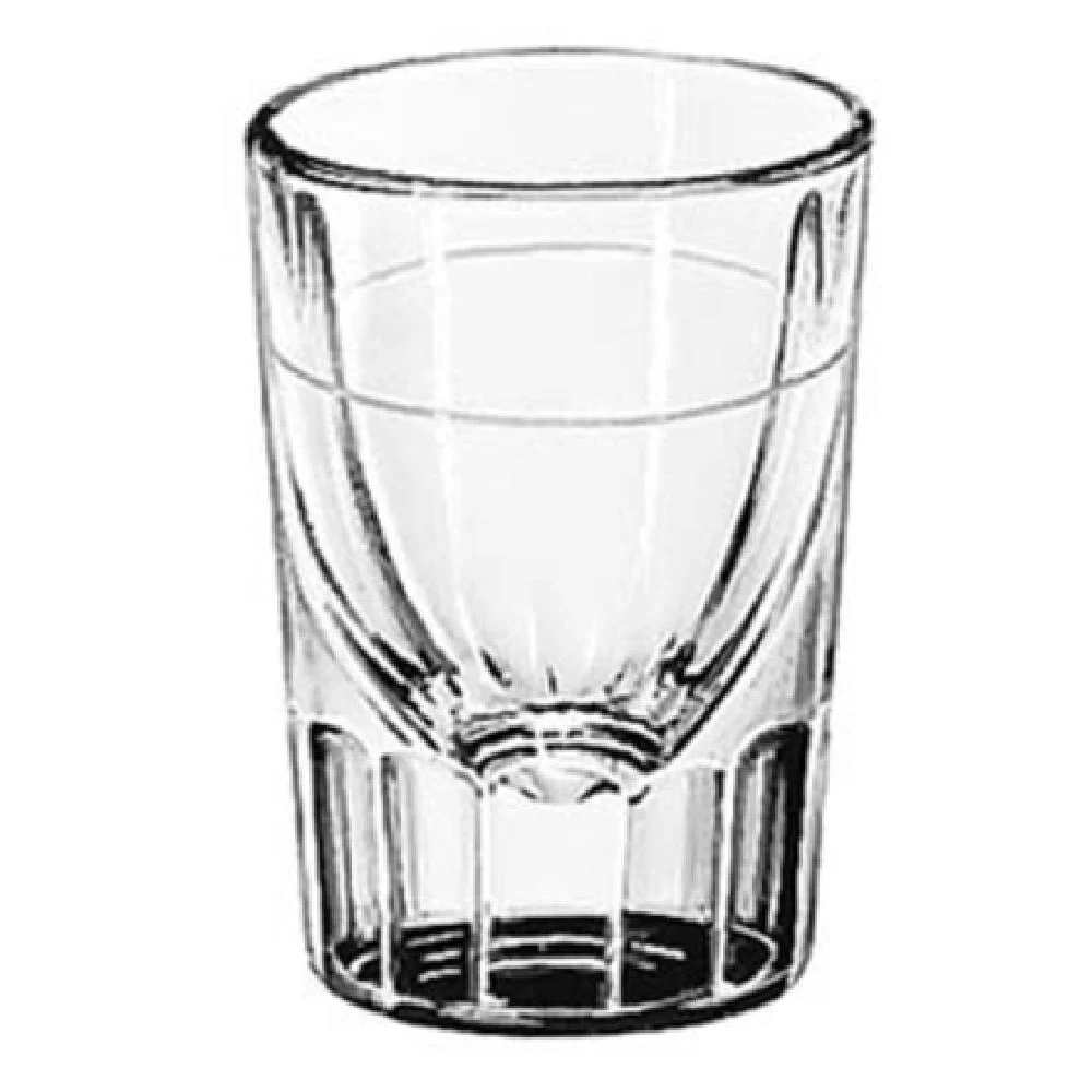 Libbey 5126/A0007 2 Oz Shot Glass Fluted with Lined Measurement - 48 Packs