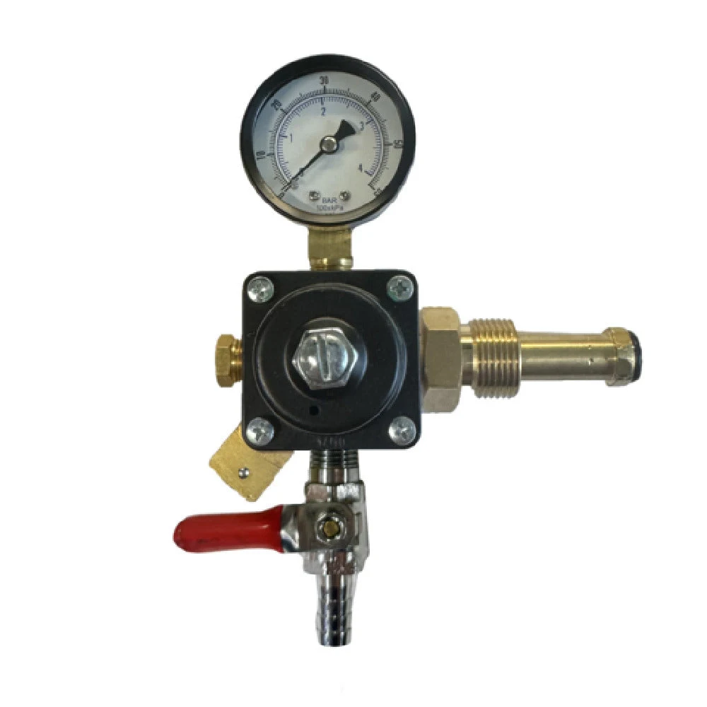 Glastender RKL-TN Regulator Kit Low Pressure Tank Mount with Single Gauge