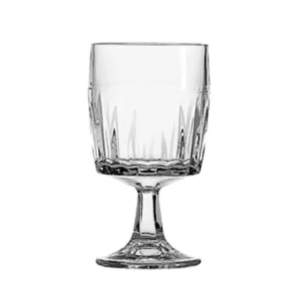 Anchor Hocking 80011 10-1/2 Oz Clear Goblet Glass Rim Tempered 3-1/4 Inch Dia