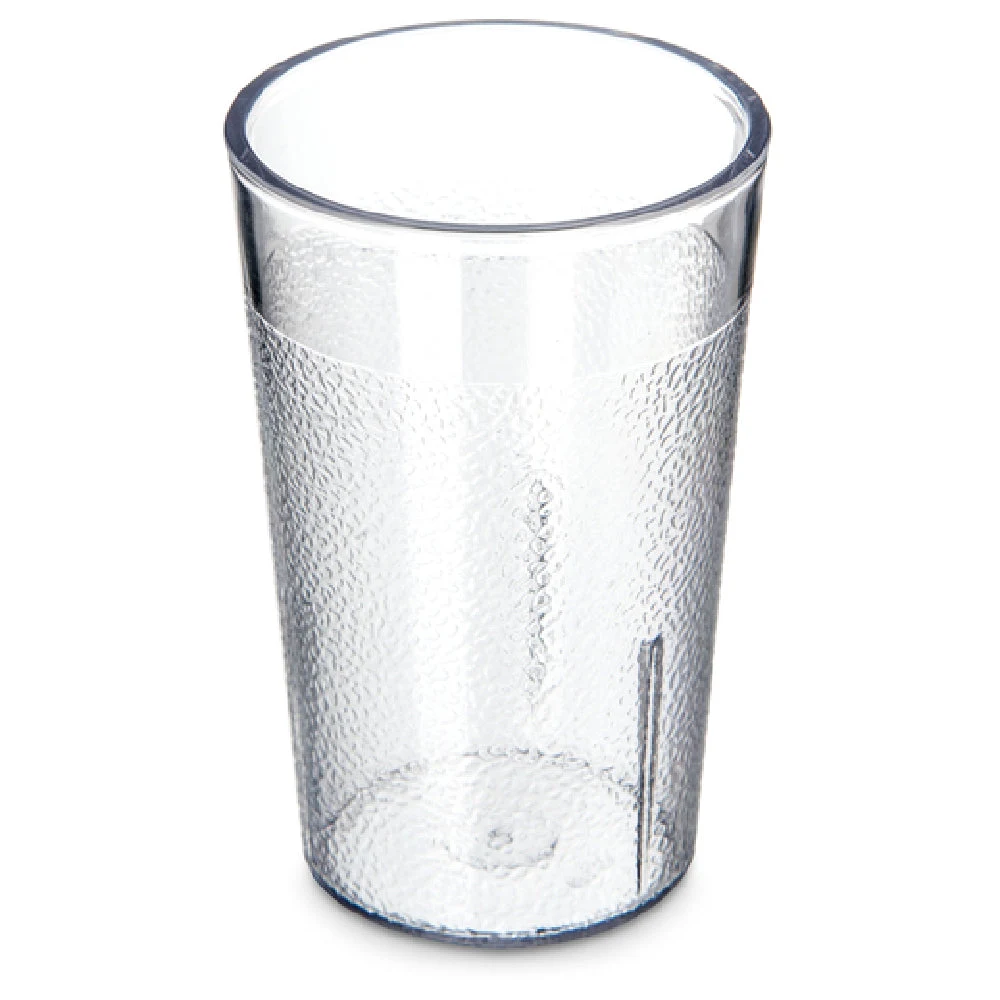 Carlisle 5501-8107 5 Oz Stackable Tumbler Textured Clear SAN Plastic